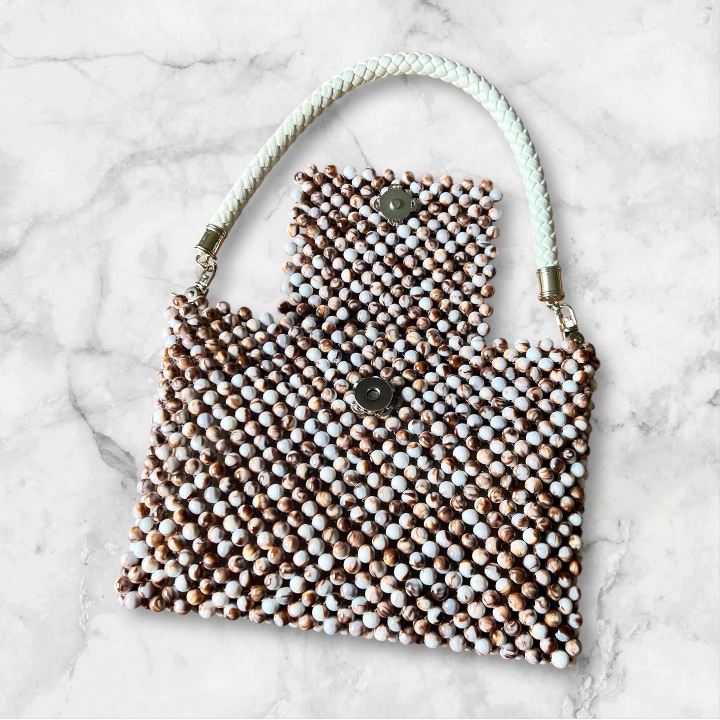 Handmade Beaded Bag: shoulder clutch