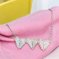 Stardust hearts trio, three hearts jewelry