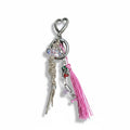 Bag charms: boho style keychains