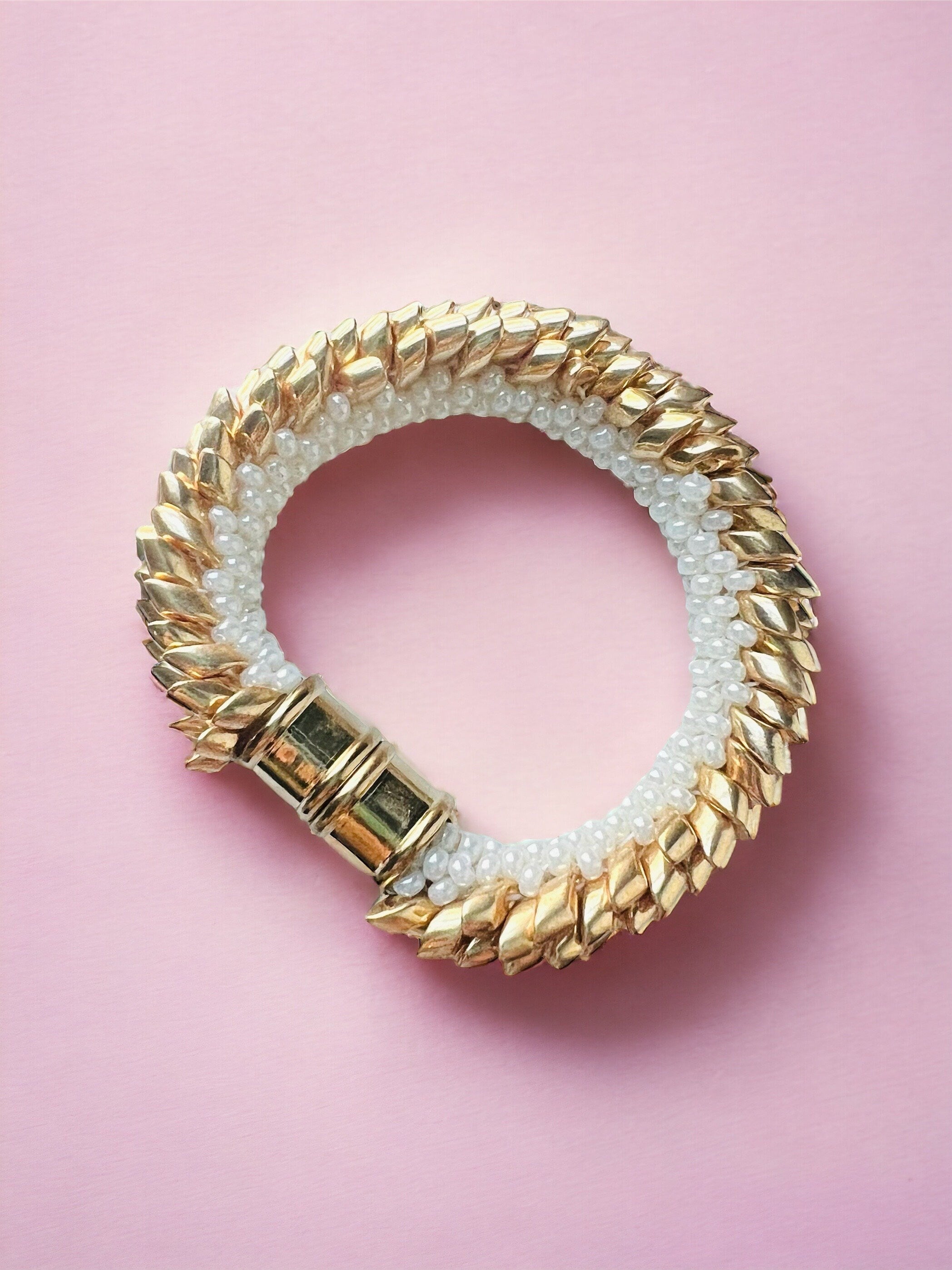 Dragon’s luster: Matagama beads bracelet inspired by Dragon scales