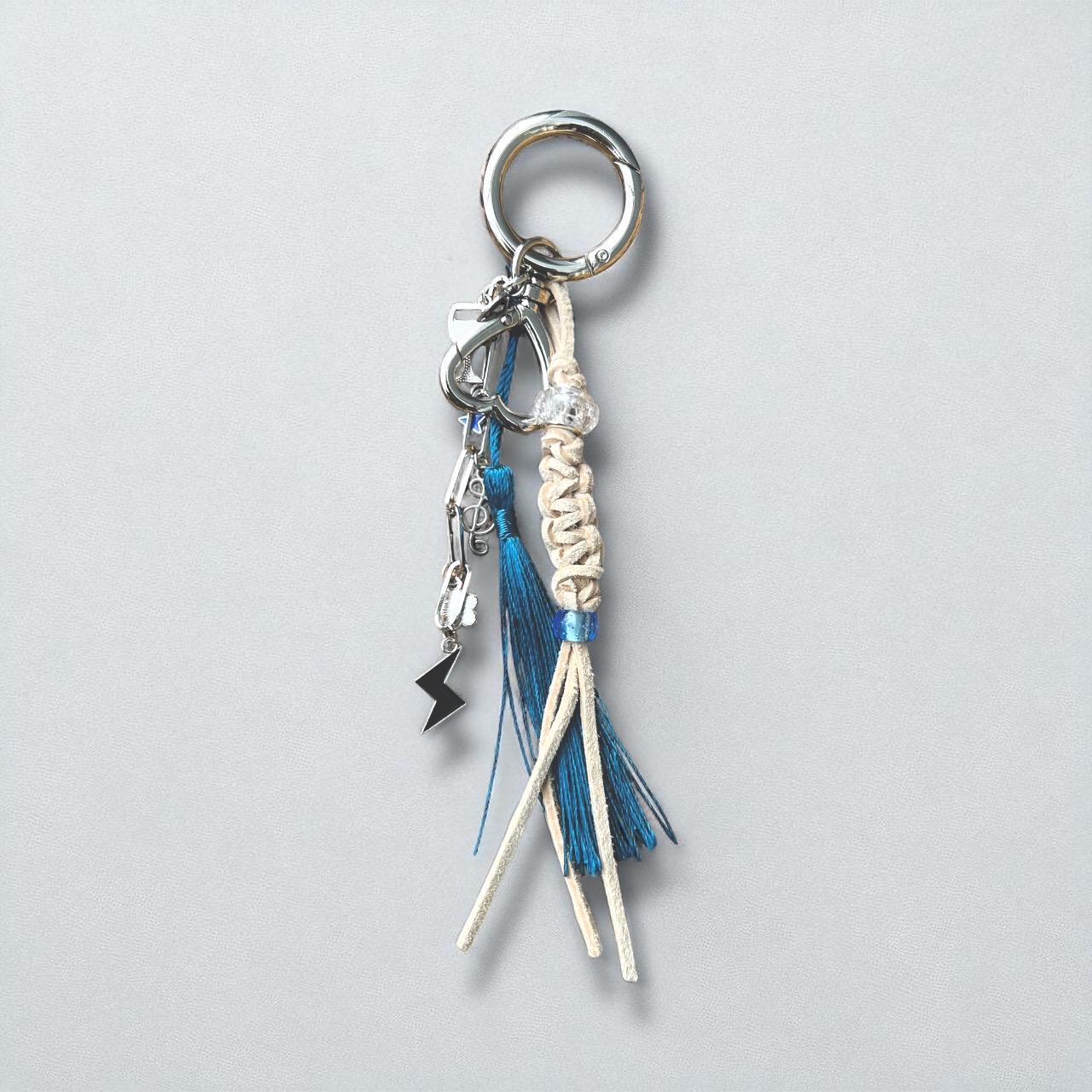 Bag charms: boho style keychains