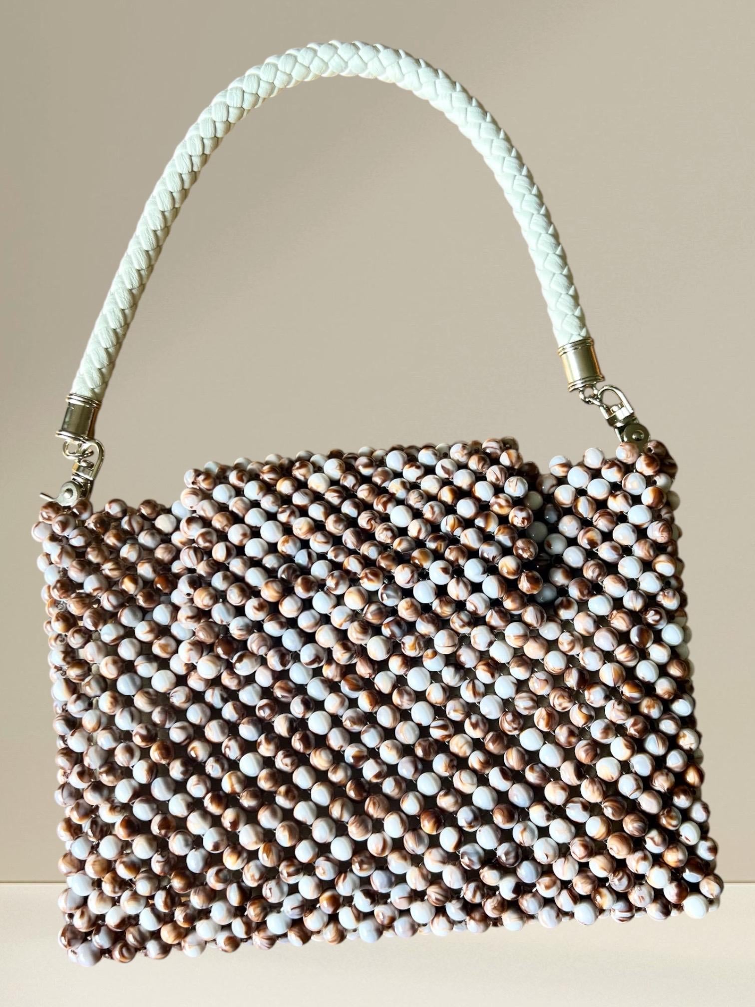 Handmade Beaded Bag: shoulder clutch