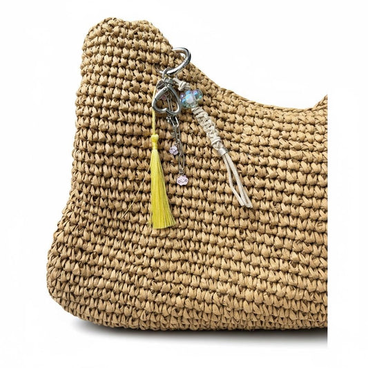 Bag charms: boho style keychains