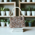 Handmade Beaded Bag: shoulder clutch