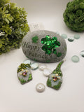 Handcrafted Leprechaun Gnome Brooch: Lucky charm pin