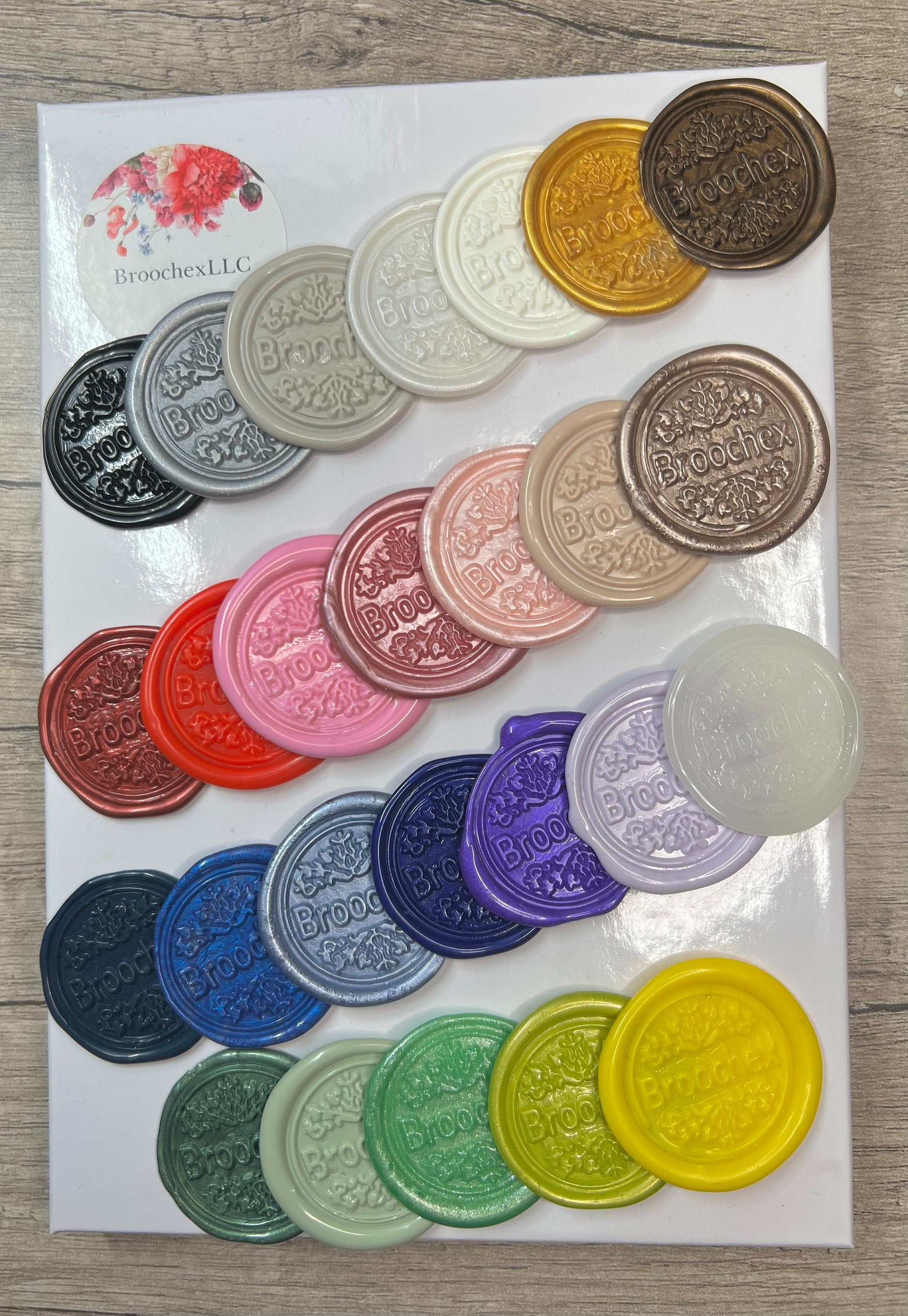 Celtic Heart Wax Seals: Irish Wedding Stickers, Set of 12