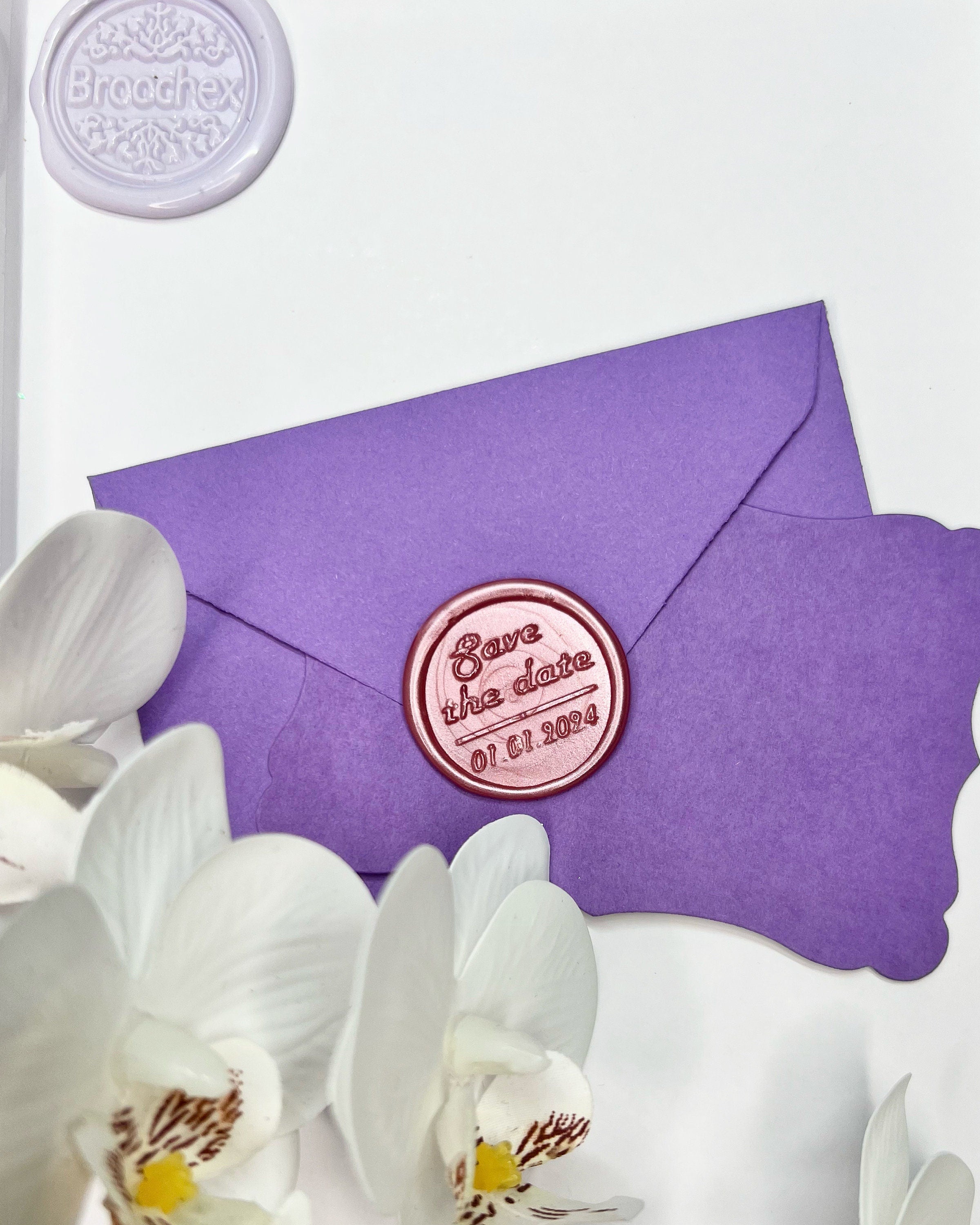 Custom Logo Wax Seals, Wedding Monogram, Business Branding