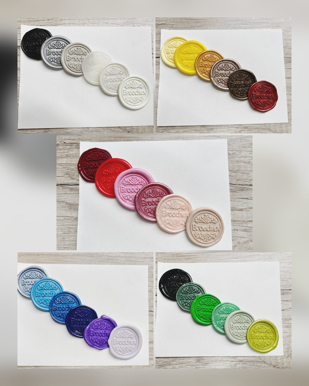 Custom Logo Wax Seals, Wedding Monogram, Business Branding