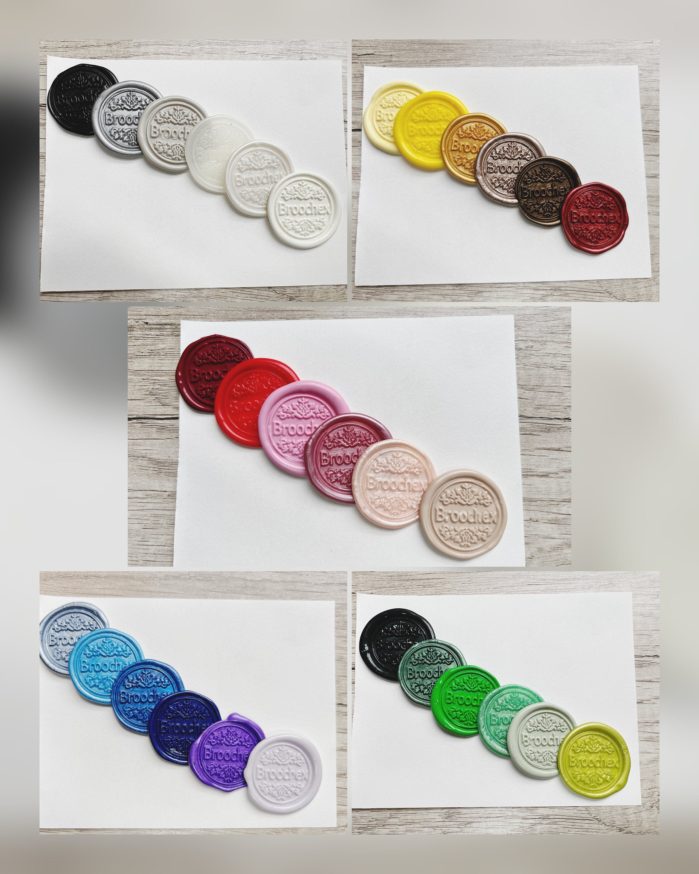 Custom Logo Wax Seals, Wedding Monogram, Business Branding