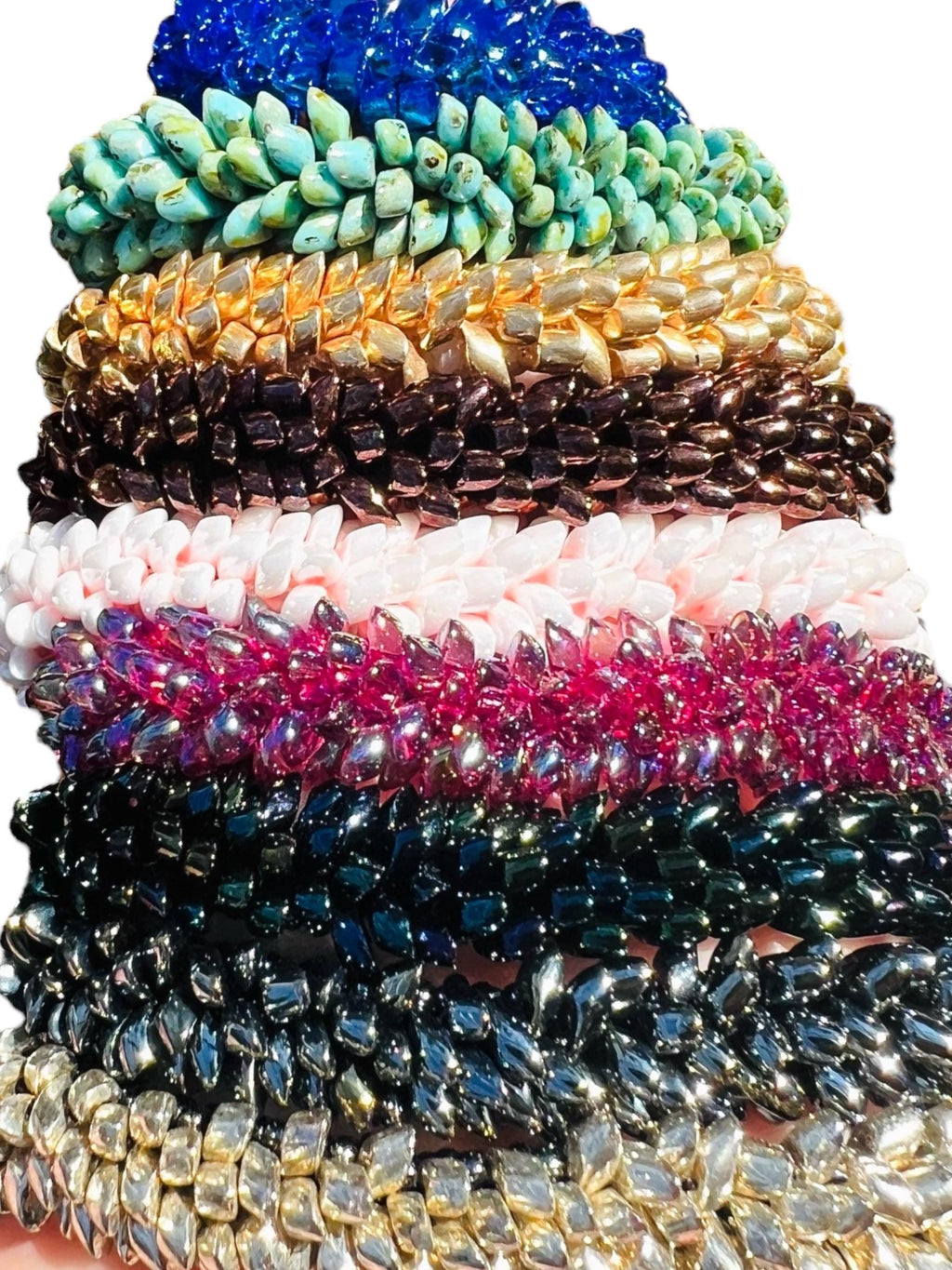 Dragon’s luster: Matagama beads bracelet inspired by Dragon scales
