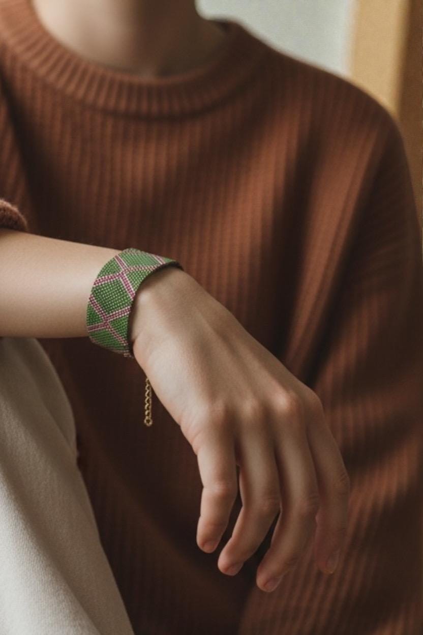 Handmade Peyote Stitch Bracelet – 4 seasons collection