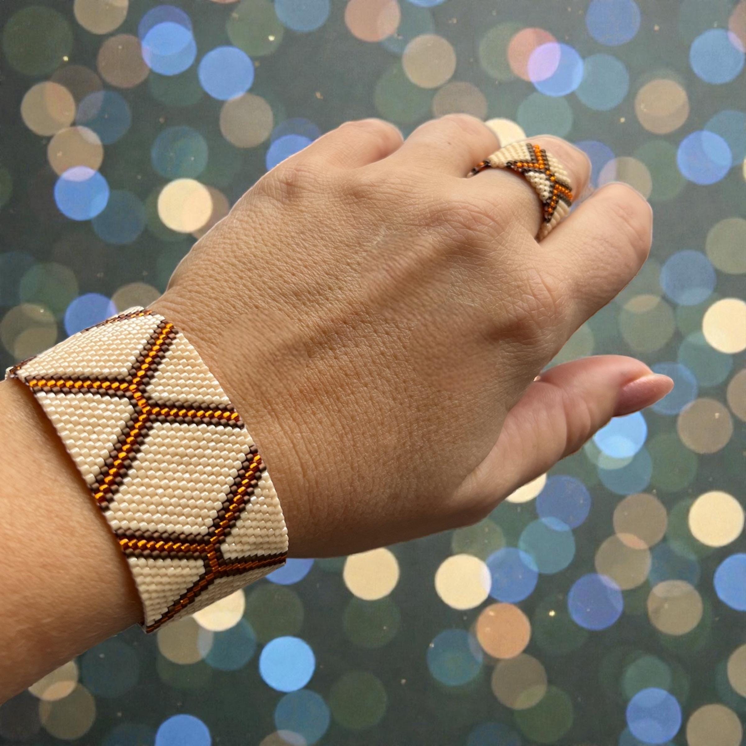 Handmade Peyote Stitch Bracelet – 4 seasons collection