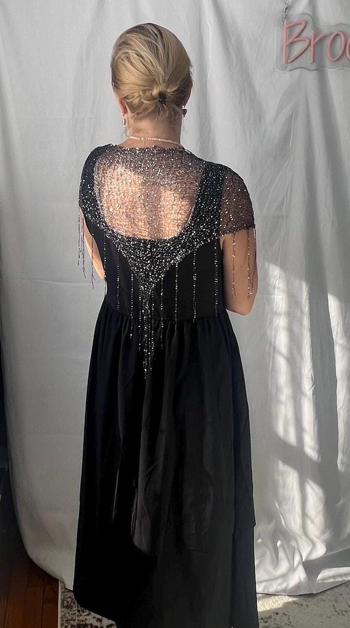 Shimmering Hand-knittedTriangle Shaw