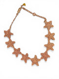 Starfish Beaded Necklace – Coastal Statement Jewelry