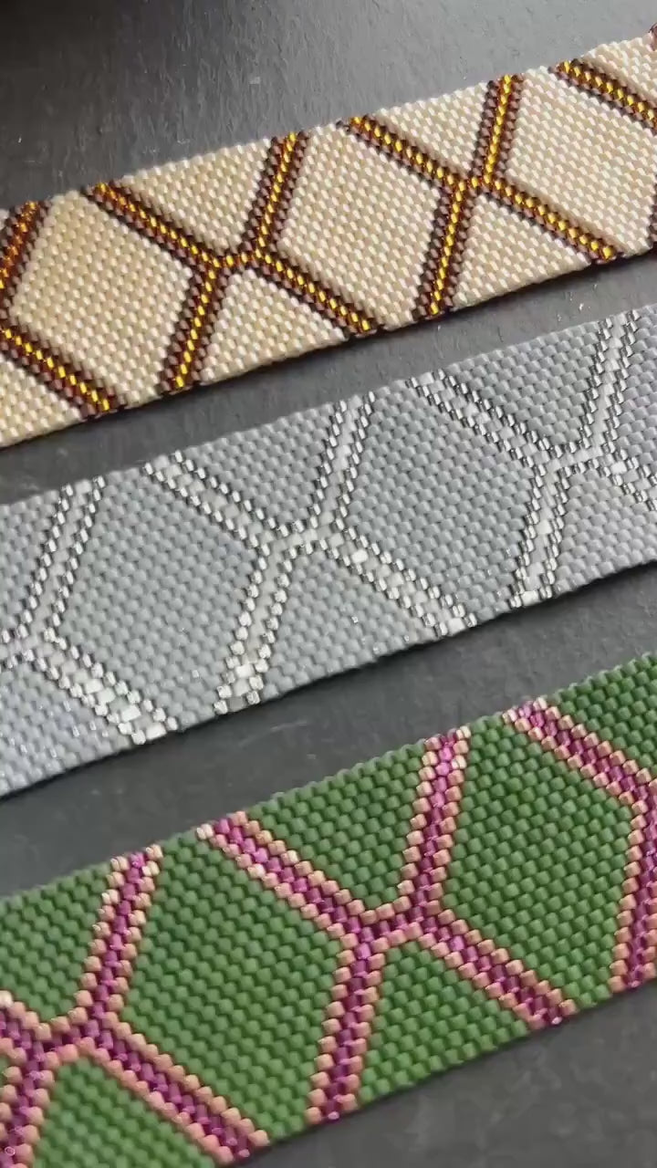 Handmade Peyote Stitch Bracelet – 4 seasons collection