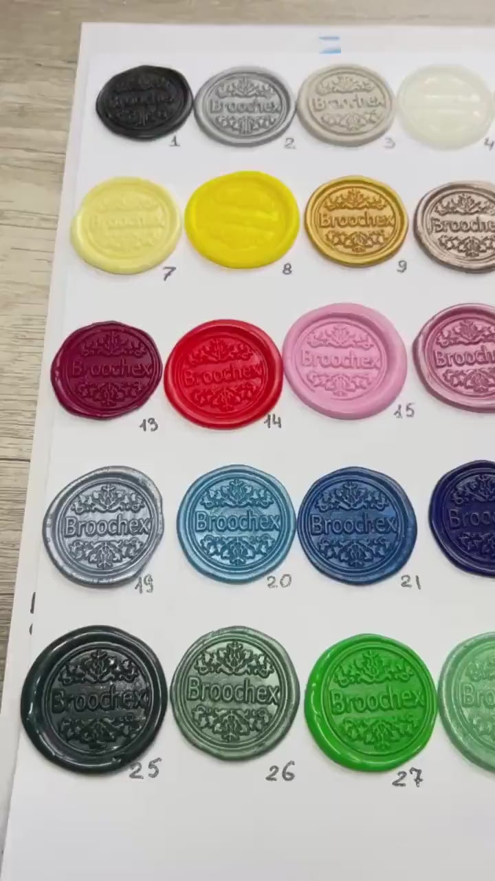 Custom Logo Wax Seals, Wedding Monogram, Business Branding